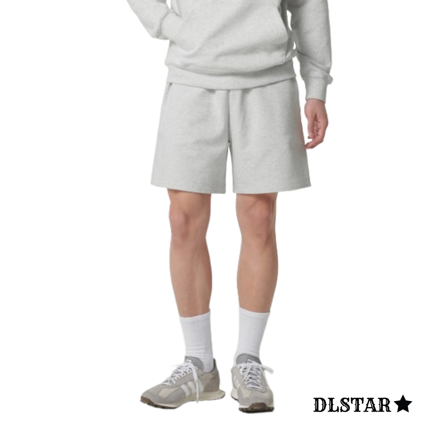 DLSTAR Relax-Fit soft and breathable 100% Cotton Lightweight Sweatshorts