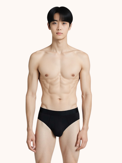 [BUNDLE OF 3] DLSTAR Men Silk Soft Microfibre Briefs Underwear | Soft | Silky | Men Boxers | Comfortable wear