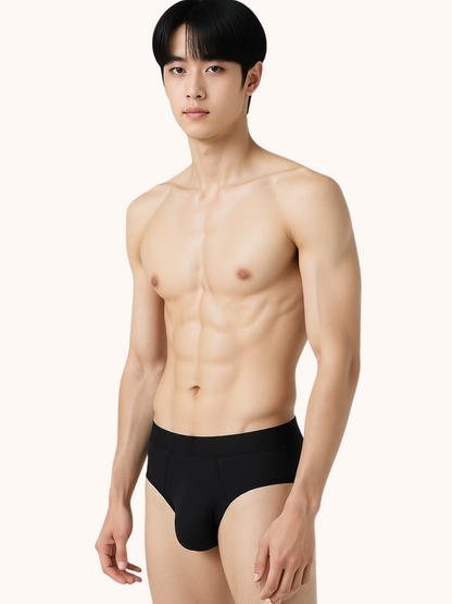 [BUNDLE OF 3] DLSTAR Men Silk Soft Microfibre Briefs Underwear | Soft | Silky | Men Boxers | Comfortable wear