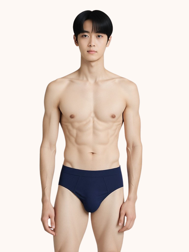 [BUNDLE OF 3] DLSTAR Men Silk Soft Microfibre Briefs Underwear | Soft | Silky | Men Boxers | Comfortable wear