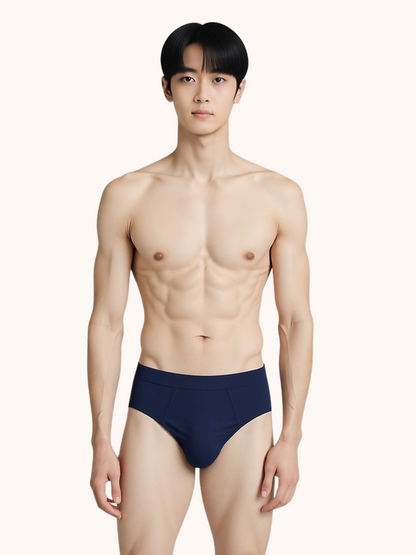 [BUNDLE OF 3] DLSTAR Men Silk Soft Microfibre Briefs Underwear | Soft | Silky | Men Boxers | Comfortable wear