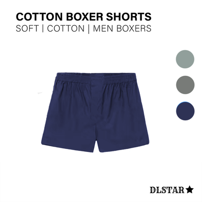 DLSTAR Men Soft Cotton Boxer Shorts | Soft | Cotton | Men Boxers | Comfortable wear