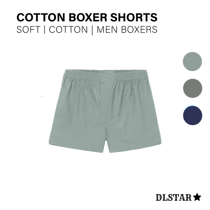 DLSTAR Men Soft Cotton Boxer Shorts | Soft | Cotton | Men Boxers | Comfortable wear