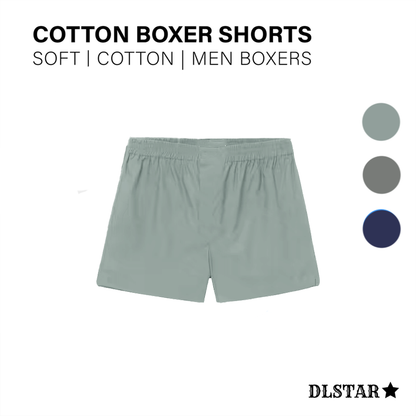 DLSTAR Men Soft Cotton Boxer Shorts | Soft | Cotton | Men Boxers | Comfortable wear