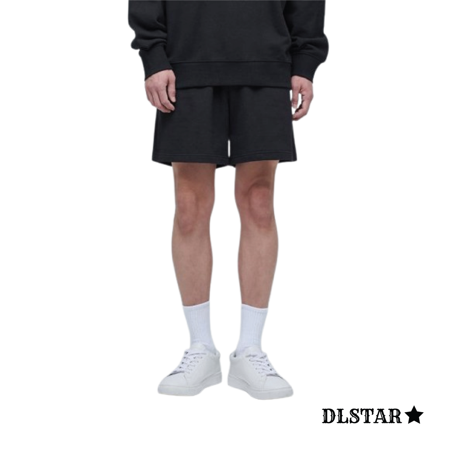 DLSTAR Relax-Fit soft and breathable 100% Cotton Lightweight Sweatshorts