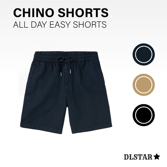 DLSTAR All Day Easy Chino Shorts ,  Men Shorts Casual Short
