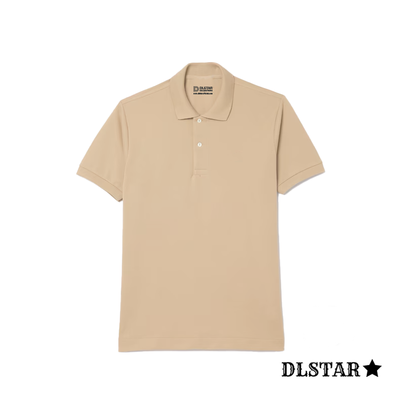 Dlstar 100% Cotton Polo Short Sleeve T-Shirt