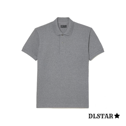 Dlstar 100% Cotton Polo Short Sleeve T-Shirt