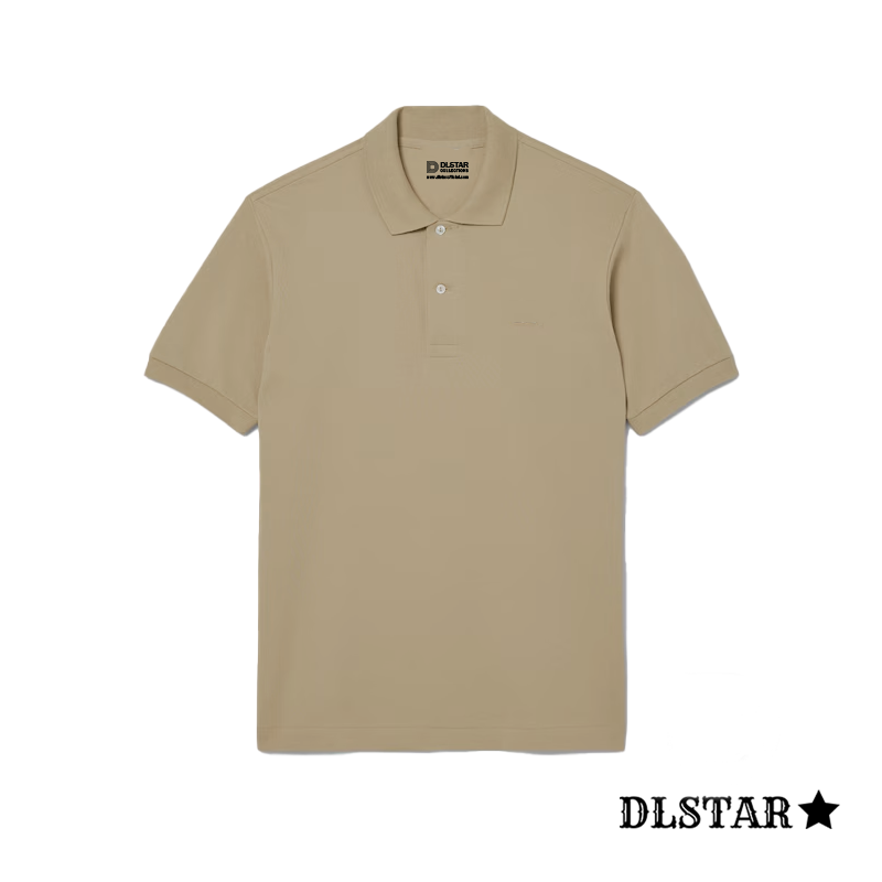 Dlstar 100% Cotton Polo Short Sleeve T-Shirt