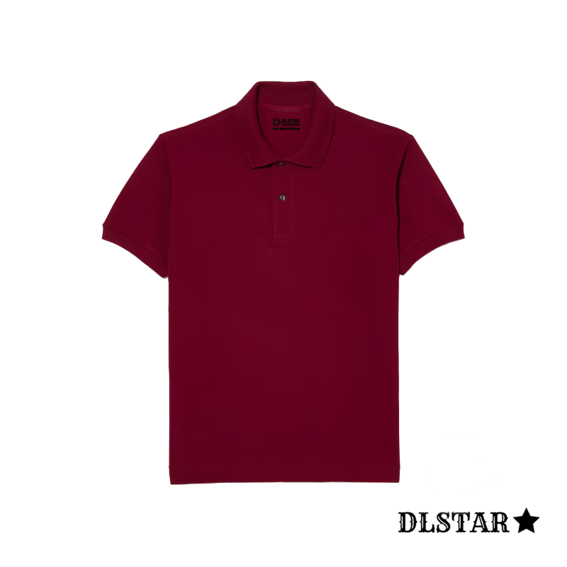 Dlstar 100% Cotton Polo Short Sleeve T-Shirt