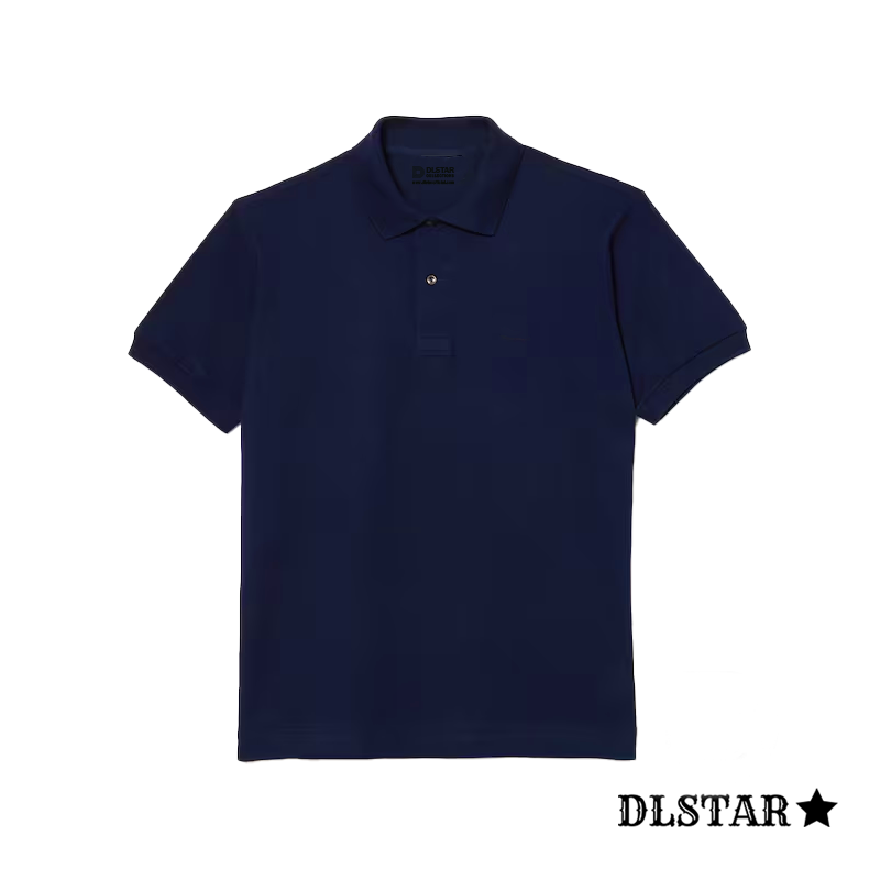 Dlstar 100% Cotton Polo Short Sleeve T-Shirt