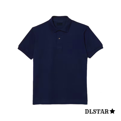 Dlstar 100% Cotton Polo Short Sleeve T-Shirt