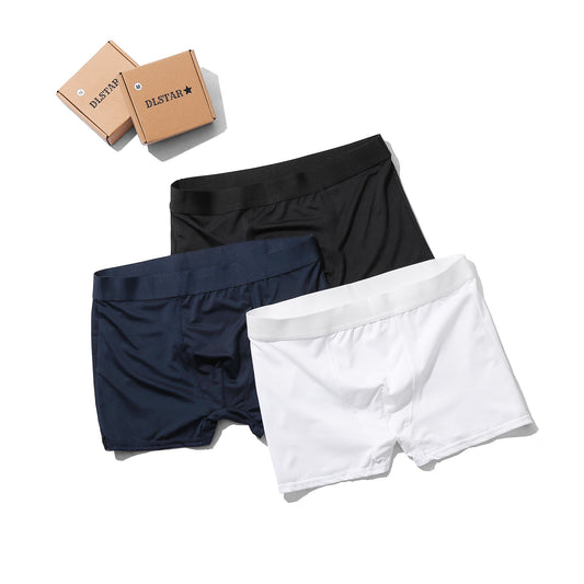 DLSTAR Men Silk Soft Boxer Underwear | Soft | Silky | Men Boxers | Comfortable wear