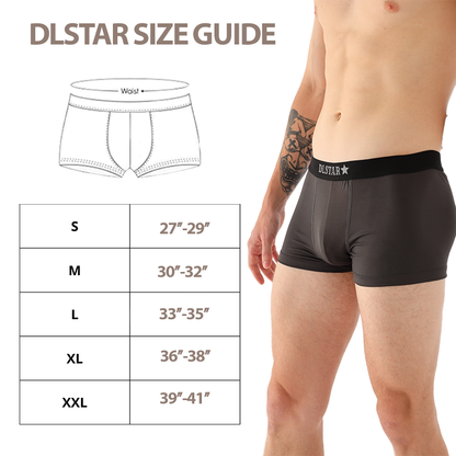 DLSTAR Men Silk Soft Boxer Underwear | Soft | Silky | Men Boxers | Comfortable wear