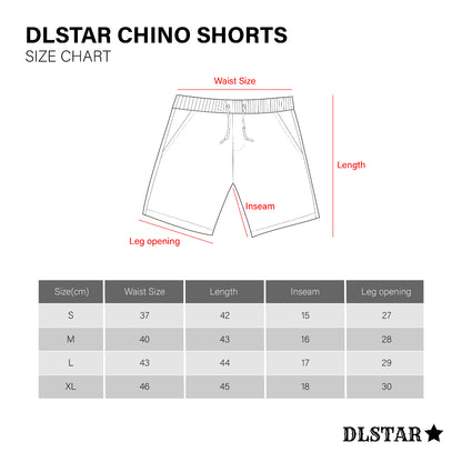 DLSTAR All Day Easy Chino Shorts ,  Men Shorts Casual Short