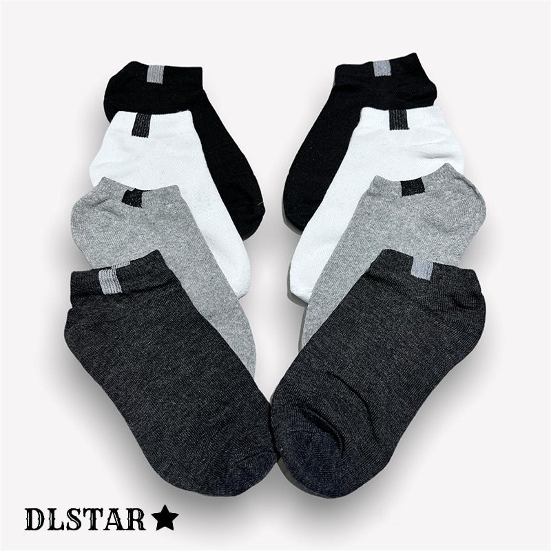 [BUNDLE OF 4] DLSTAR Low Ankle Unisex Cotton Soft