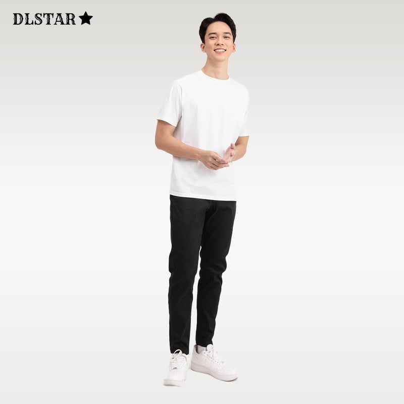 Dlstar Men's Stretchable Cotton Khaki Pants