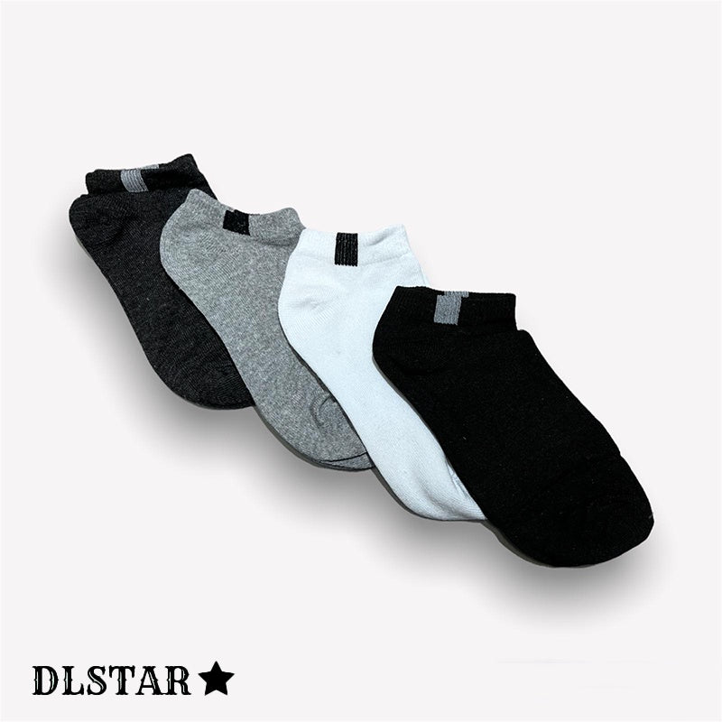 [BUNDLE OF 4] DLSTAR Low Ankle Unisex Cotton Soft