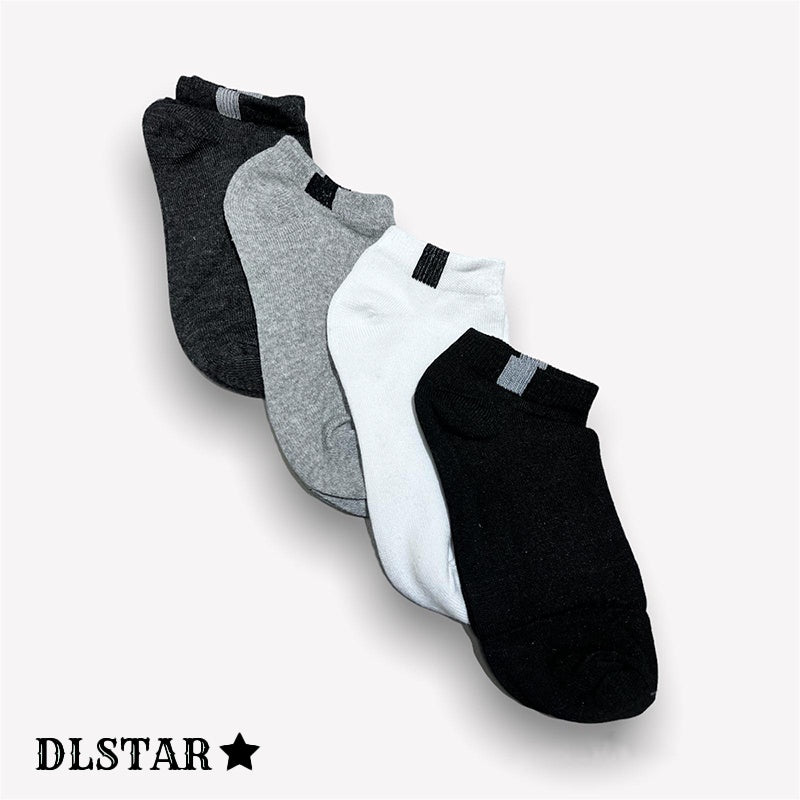 [BUNDLE OF 4] DLSTAR Low Ankle Unisex Cotton Soft