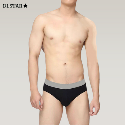 [BUNDLE OF 4] DLSTAR Men Silk Soft Briefs Underwear