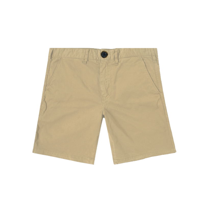 Dlstar Men's Stretchable Cotton Khaki Shorts