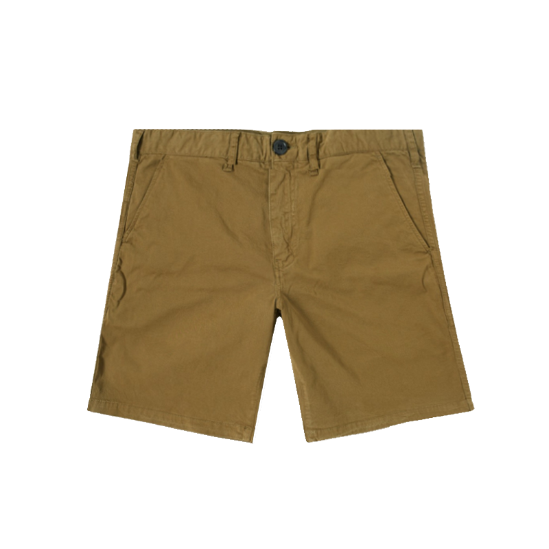 Dlstar Men's Stretchable Cotton Khaki Shorts