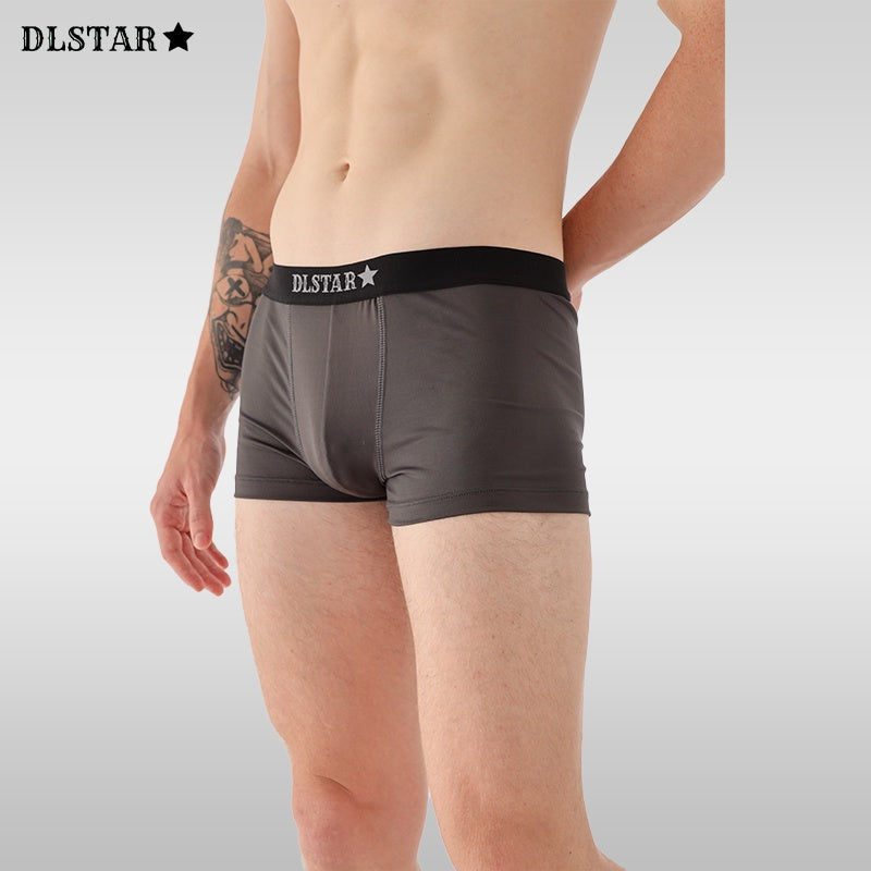 [BUNDLE OF 4] DLSTAR Print Men Silk Soft Boxer Underwear | Soft | Silky | Men Boxers | Comfortable wear Bigger Sizing