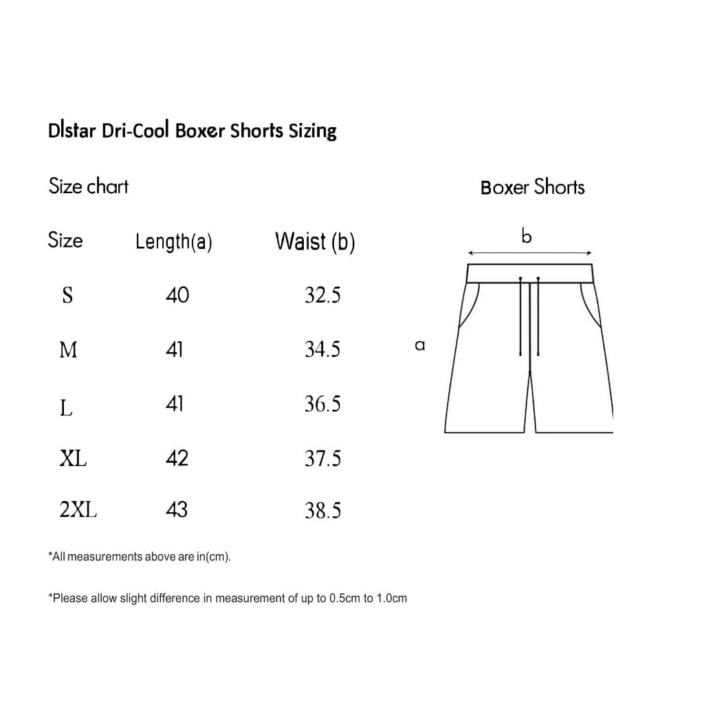 [BUNDLE OF 3] DLSTAR Men Dri-Cool Boxer Shorts