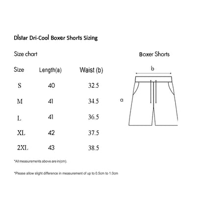 [BUNDLE OF 3] DLSTAR Men Dri-Cool Boxer Shorts