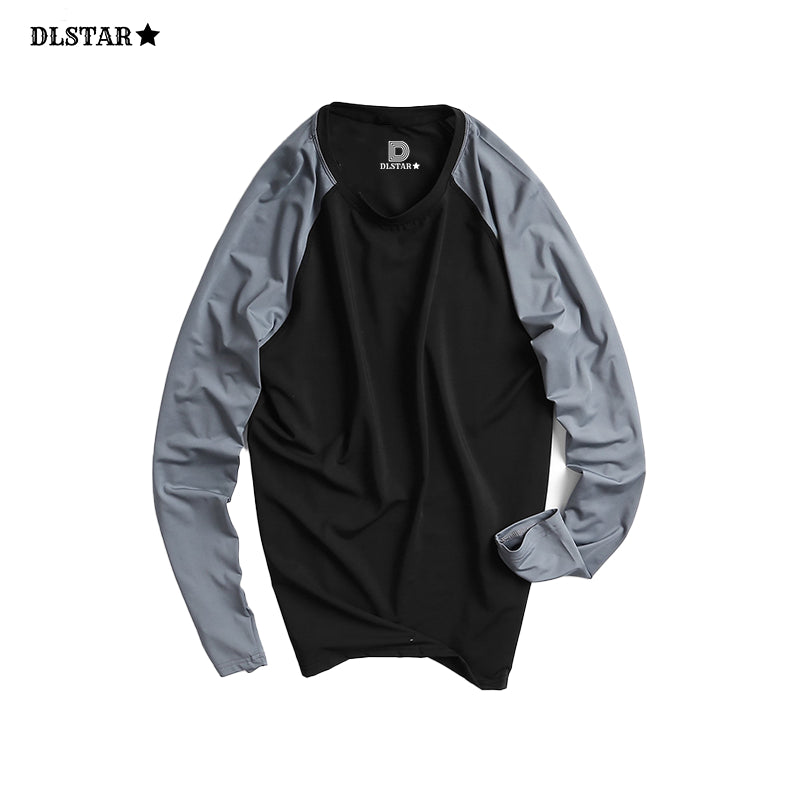 DLSTAR Long Sleeves Sports Dri-Cool Tech Tee